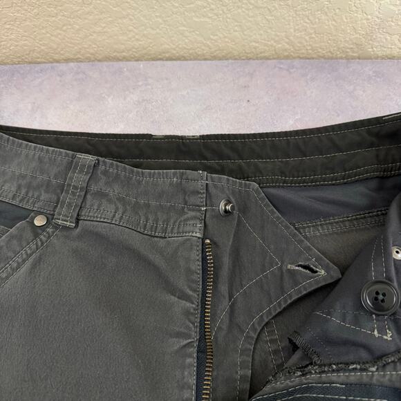 KUHL Mens Size 34 Radikl Hiking Shorts Gray Outdoors Gorp Camping Stretch 5068 - Picture 5 of 12